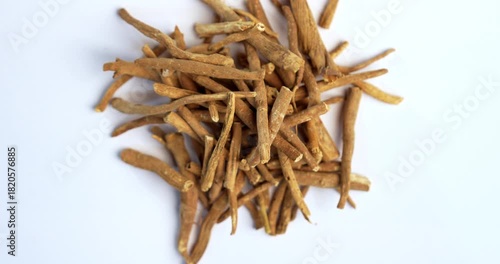 Ashwagandha or Aswaganda OR Indian Ginseng is an Ayurveda medicine in stem and powder form