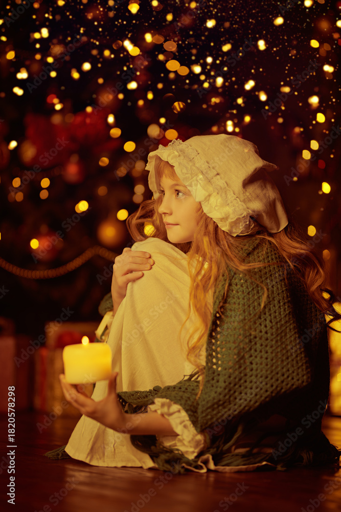 Naklejka premium Warm Holiday Wish