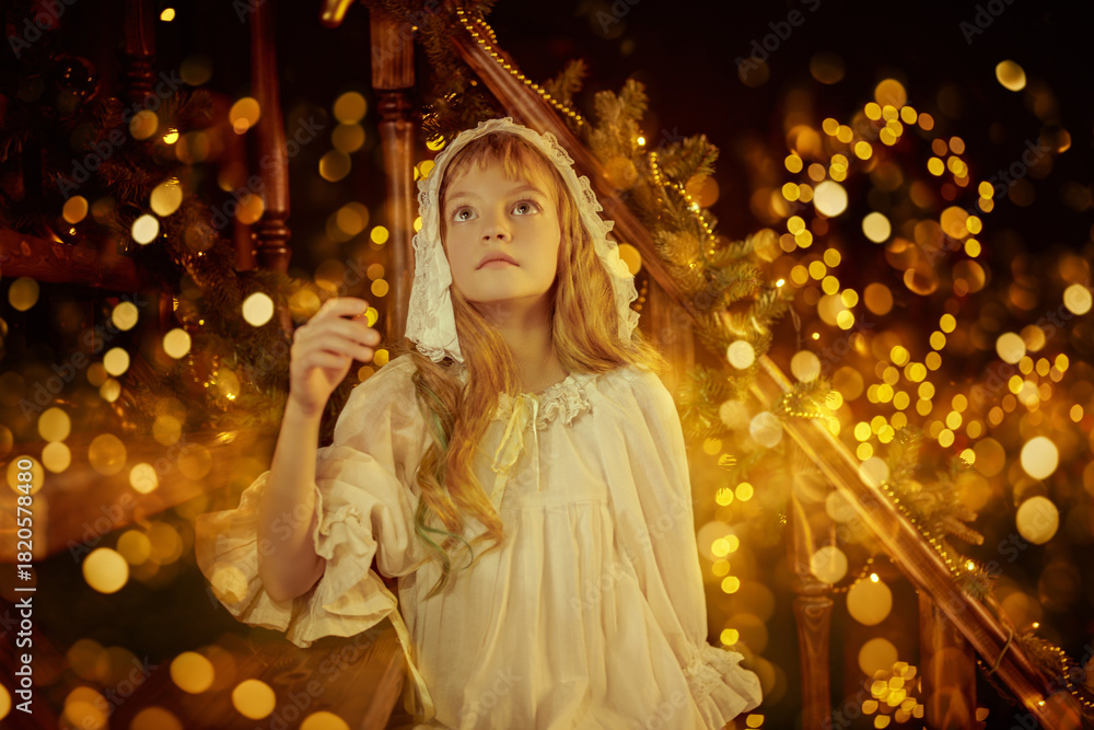 Fototapeta premium Golden Holiday Magic