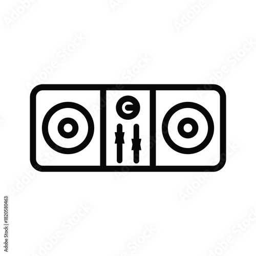 DJ machine icon