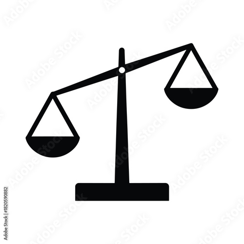 Weighing scale silhouette measurement device icon