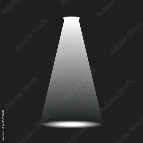 Abstract geometric light down design with vibrant colors