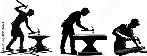 Silhouette of Man Doing Carpe...