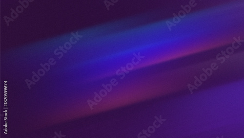 Grainy abstract background with diagonal blue and purple light