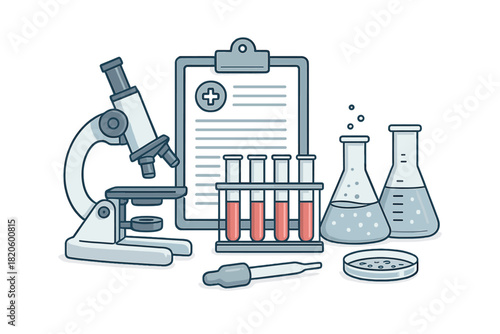 Essential scientific tools and laboratory equipment for medical research