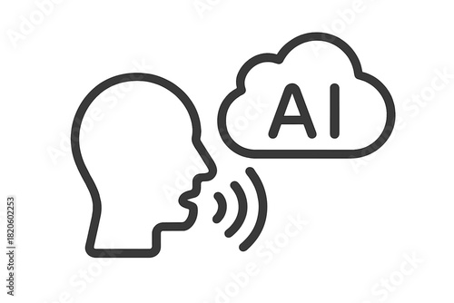 Human profile speaking connected to machine learning cloud computing system
