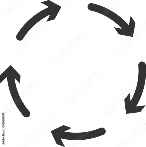 화살표-원형-순환 화살표-회전 화살표