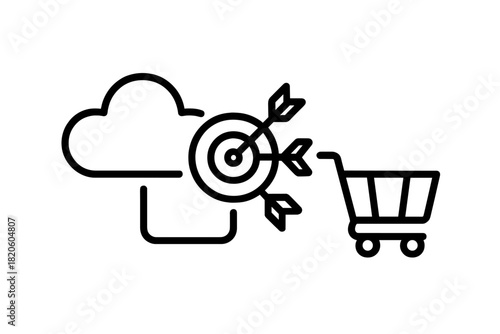 Cloud computing target marketing strategy leading to online shopping cart success