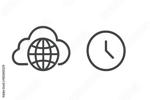 Global cloud computing synchronization and efficient time management services