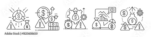Financial risk, investment security, crisis, and market protection.