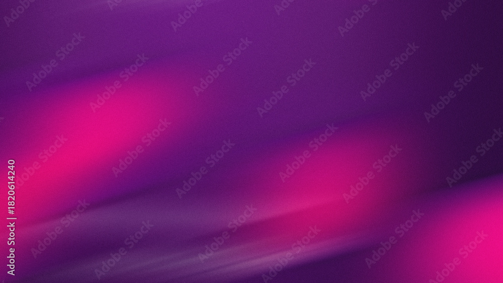 Fototapeta premium Vibrant purple and pink gradient abstract background with noise