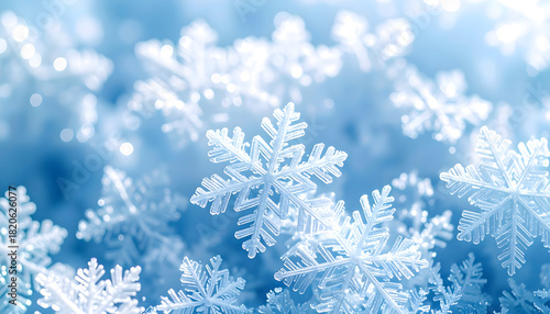 雪の結晶の背景素材