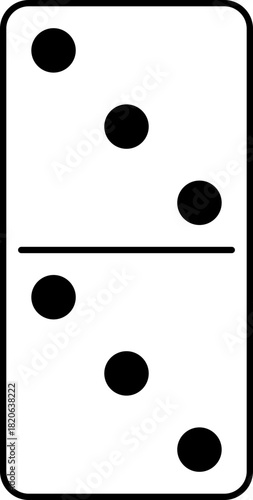 Domino, complete set of dominoes. Transparent, with outlines. Vector, graphic, design, Cutting, printing, subwoofer, laser engraving