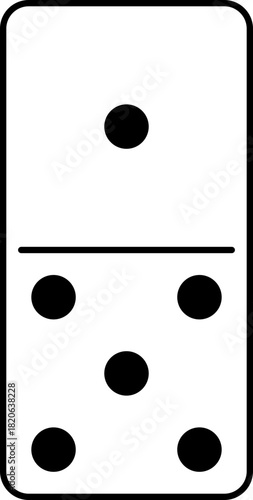 Domino, complete set of dominoes. Transparent, with outlines. Vector, graphic, design, Cutting, printing, subwoofer, laser engraving