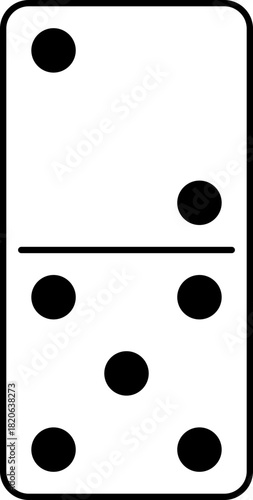 Domino, complete set of dominoes. Transparent, with outlines. Vector, graphic, design, Cutting, printing, subwoofer, laser engraving