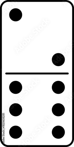 Domino, complete set of dominoes. Transparent, with outlines. Vector, graphic, design, Cutting, printing, subwoofer, laser engraving