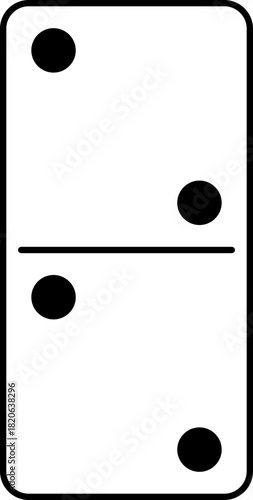 Domino, complete set of dominoes. Transparent, with outlines. Vector, graphic, design, Cutting, printing, subwoofer, laser engraving