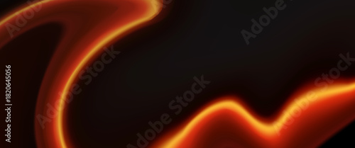 Glowing red abstract background with smooth flowing gradients and dynamic light edges, creating a warm, dramatic, and modern liquid style design.