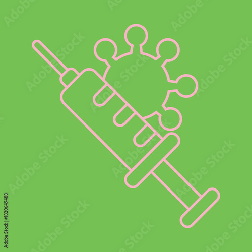 Vaccine icon desigbn