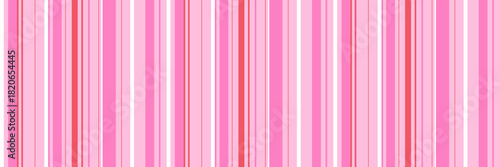 Colorful pink stripe seamless pattern set. Vibrant pink linear abstract background with varied line widths for wrapping, banner layout, and decorative design.
