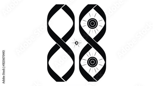 Abstract digital artwork featuring flowing ribbon like forms with vibrant multi colored gradients and smooth elegant curves perfect for modern design projects