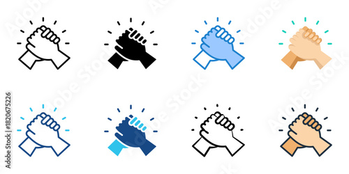 Fair Play icon set multiple style collection 
