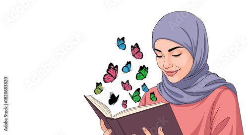 Empowered by Knowledge A Muslim Woman's Literary Journey with Butterflies