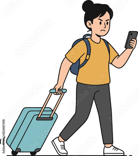Employee Working While Traveling