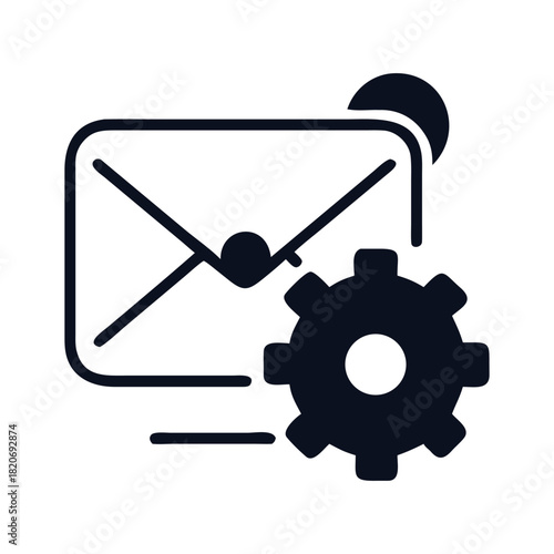 Email settings icon customize your inbox with gear icon for personalized email management and notification preferences