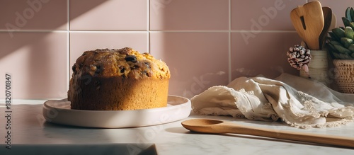 typical Christmas sweet, Italian panettone