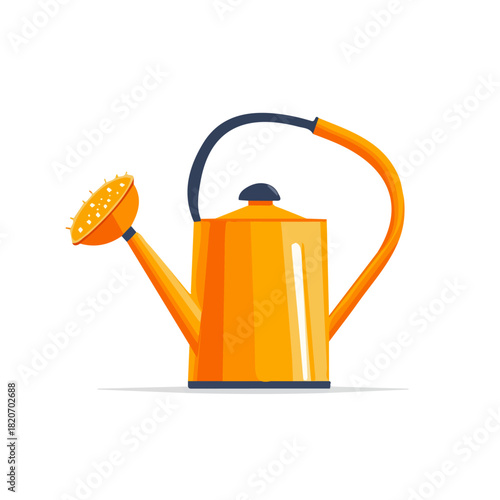 An Imaginary 2D flat icon_watering_can, modern element in vector and EPS format_clean vector_isolated on a white background