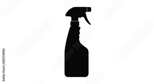 Powerful cleaning spray bottle for spotless surfaces perfect for home care hygiene and sanitation projects – a symbol of cleanliness, Generative AI