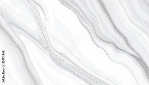 White Abstract Background with Flowing Gray Veins Subtle Texture Marble Pattern Design for Elegant Wallpaper or Artistic Backdrop Swirling Lines