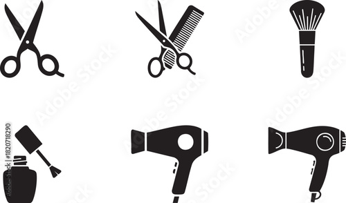 Beauty Salon Icon, Vector isolated illustration