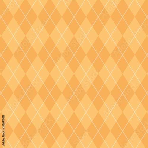 Seamless argyle pattern. Diamond shapes background. Vector
