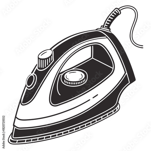 iron isolated on white background