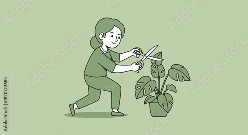A smiling woman measuring her slim waist with a red resistance band, demonstrating fitness and body goals.