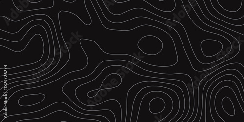 Abstract design with seamless pattern with lines topographic map. geographic mountain relief. colorful contours topography stylized height of the lines. geographic contour map paper texture.