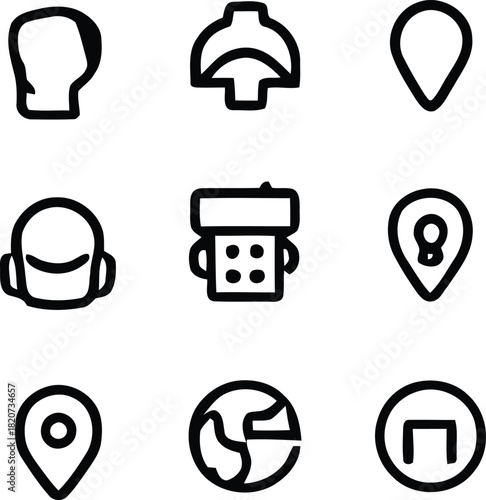 set of icons for web