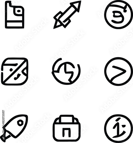set of web icons