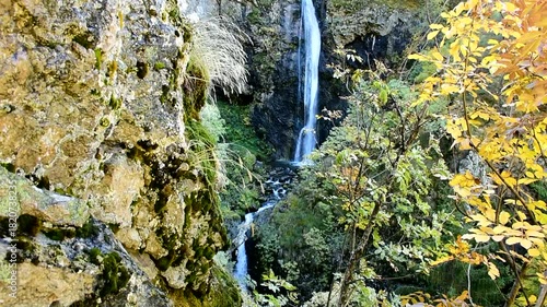 waterfall Goritsa near town Dupnitsa in Bulgaria,Rila mountain range