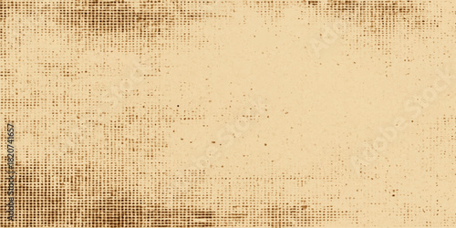 Aged antique brown paper texture background with grungy torn parchment pattern