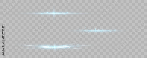 A soft blue glow line emits calm radiant clarity with subtle shimmering depth. Floating sparkles drift gently nearby. The effect brings cool luminous harmony.