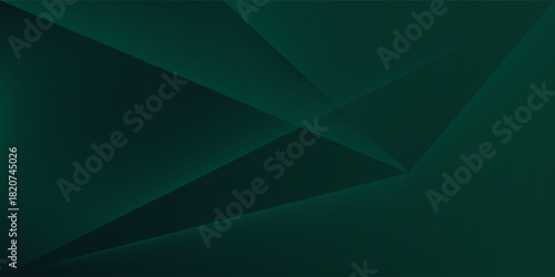 Luxury dark emerald green abstract background with geometric shapes multiply layer. Vector illustration