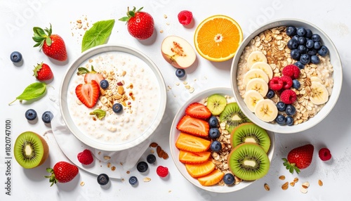 Wallpaper Mural Healthy fresh vegetable salad with beans, tomato, and green pepper on a white plate for a delicious vegetarian meal Torontodigital.ca