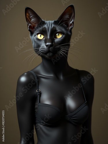 Anthropomorphic female blac...