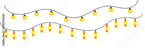 warm glowing string lights on black wire for festive decoration, cozy ambiance, holiday celebration, party setup, outdoor evening events, vintage bulbs, illuminated decor, cheerful atmosphere, night l
