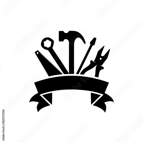 A detailed black silhouette of a single iconic light bulb with a visible filament isolated on a transparent background silhouette isolated on transparent background