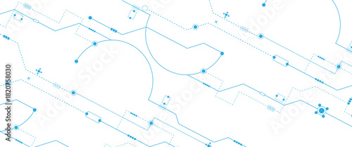 Vector social networking, network connection and global communication technology background
