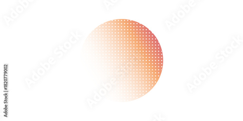 Color abstract gradient, gradation circle, vector grain noise texture holographic blur modern art